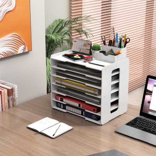 Tier wooden desktop - desktop, tidy