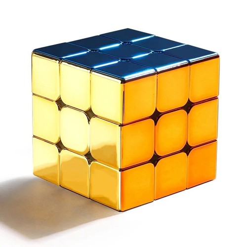 Metal 3x3 magnetic golden - 3x3,