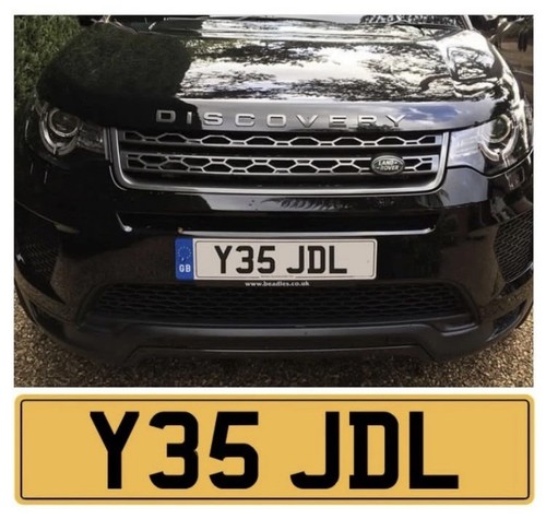 Private number plate - plate, jdl