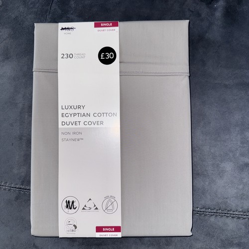 Single duvet cover - m&s, tc