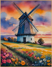 Printed Cross Stitch Kit 11 ct