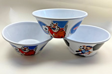 Kellog's Coco Pops/ Frosties 3 Cereal Bowls Used VGC