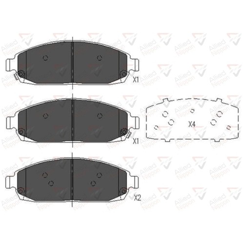 Brake pads set for jeep - brake,