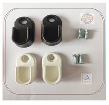 157306 X 2 IKEA BRIMNES Wardrobe Rail Brackets Clips (with screws 105248)