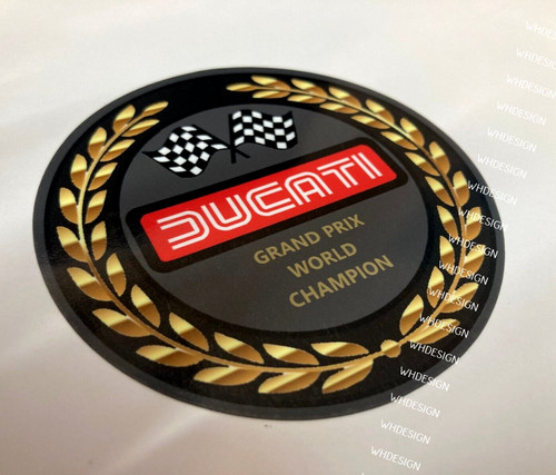 World champions ducati badge - ducati,
