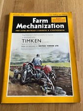 farm mechanization . magazine  november  1958 .massey - ferguson 35 front cover
