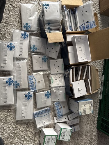 Joblot electrical switches and - switches,