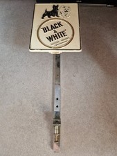 Black & White Scotch Whisky Spirit Measure Shelf Optic Holder Bracket Vintage