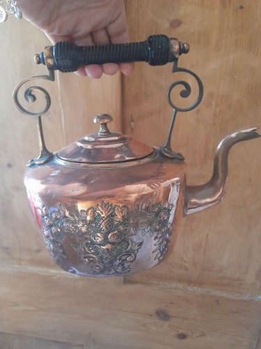 Antique copper fancy ornate - antique,