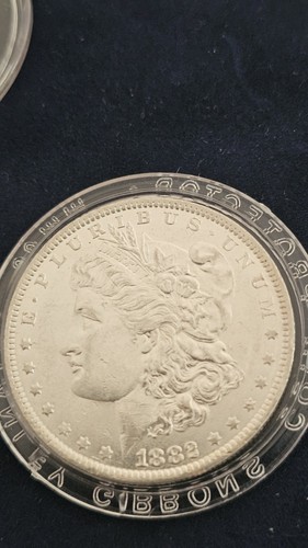 1882 silver morgan - 1882, dollar