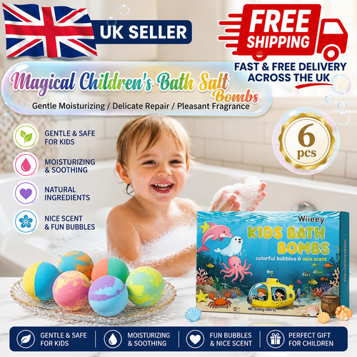 Kids colorful bath bombs - colorful,