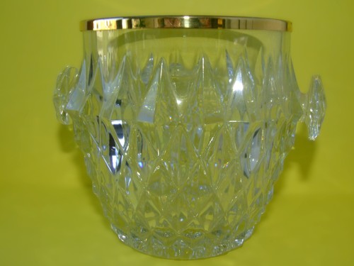 Vintage heavy glass - heavy, ice