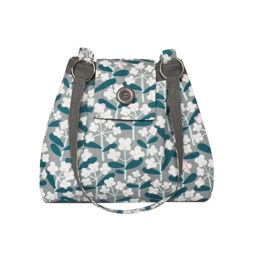 Earth squared floral canvas - squared,