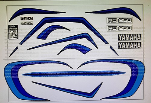 Yamaha rd250lc decal kit - ,