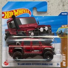 Hot Wheels 15 LAND ROVER DEFENDER DOUBLE CAB with Protector HW Dirt 90 110