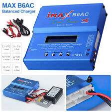 iMAX B6AC 80W LiFe Lipo NiMH Battery Balance Charger UK Plug Power Supply Cable