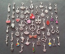 Clip On Dangle Charms Memory Locket / Bracelet / Keyring Buy 2 Get 1 Free List 2
