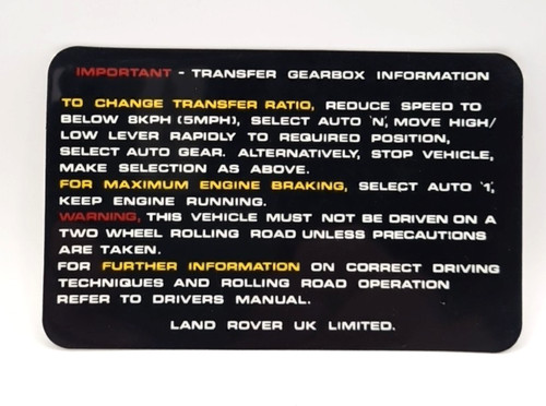 Range rover classic transfer - range,