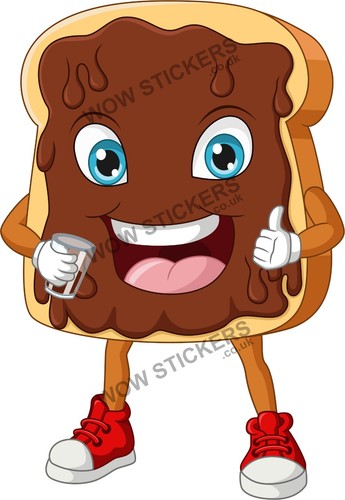 Bread choc mascot - bread,