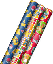 Pokémon Wrapping Paper Rolls