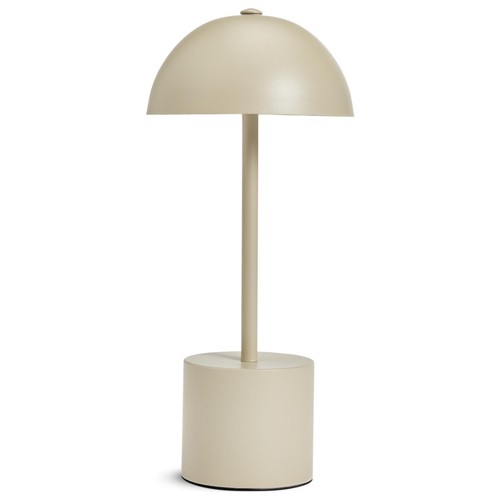 Mushroom led table lamp - led, taupe