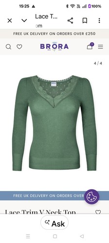 Brora lace trimmed - lace, pointelle