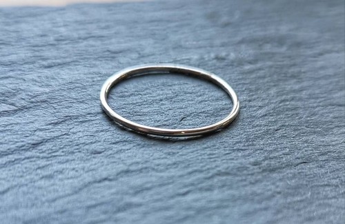 Solid 950 platinum - solid, sizes