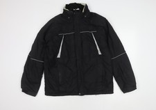 Icepeak Boys' Black Puffer Jacket, 13-14 Years, Waterproof