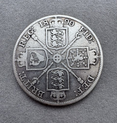 1890 double florin - 1890,