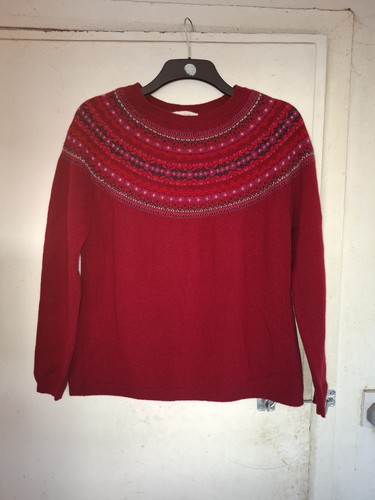 Seasalt burgundy fairisle - seasalt,