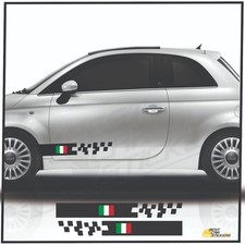 For Fiat 500 Side Racing