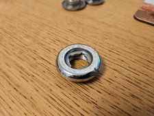 FORD CAPRI MK2 MK3 GHIA CHROME PLASTIC  REMOTE MIRROR ADJUSTER RETAINING NUT