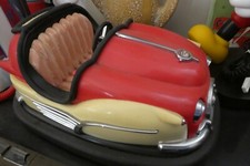 Vintage Bumper Car FM Radio - Retro Collectible with Working Headlights