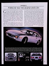 Porsche 944 Auto Car Magazine