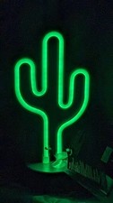 Tabletop L.E.D. Cactus Lamp