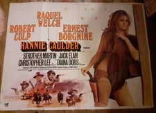 ORIGINAL  HANNIE CAULDER 1971 Film  quad poster  30x40" Raquel Welch  rare Find 