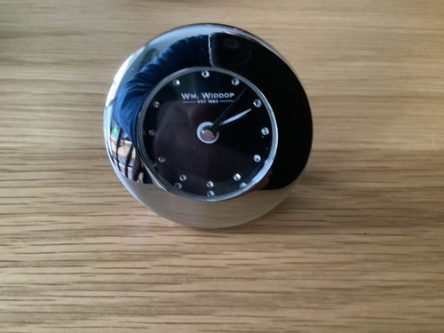 Widdop chrome travel alarm - chrome,