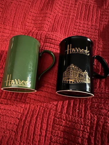 Harrods mugs green 1 - harrods,