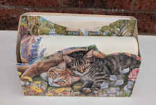 Vintage Letter Rack Cats Design