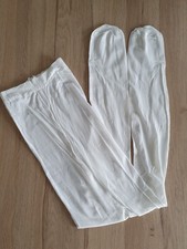 6 pairs White 30 Denier Opaque Tights  Ballet Dance Matt Nice Quality job lot 