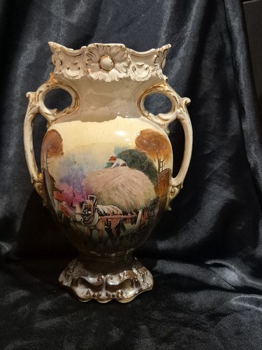 Antique c1920 twin handled art - twin,