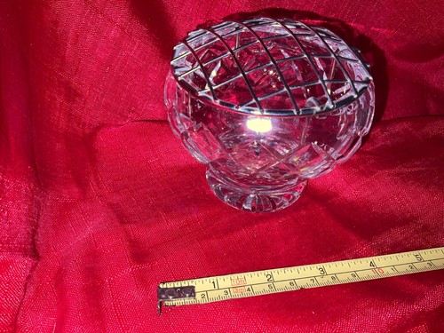 Vintage crystal rose bud - crystal,