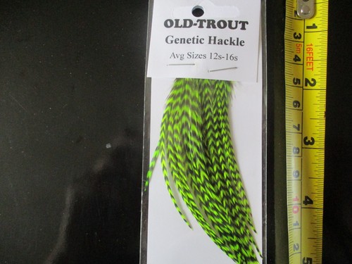 Genetic hackle cock neck - genetic,