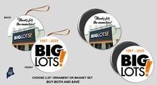 BIG LOTS Ornament / Magnets -