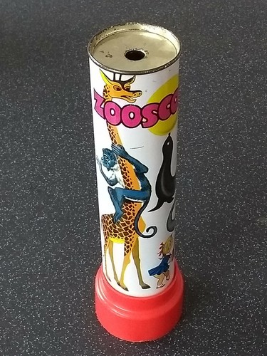 Vintage 1960s toy zooscope - 1960s,