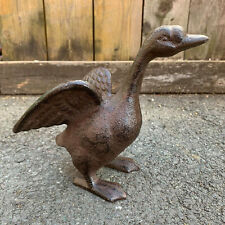 Vintage Cast Iron Duck Outdoor