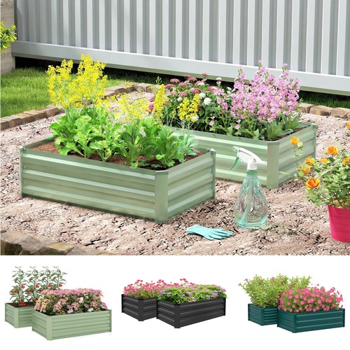 Galvanised raised beds - galvanised, for
