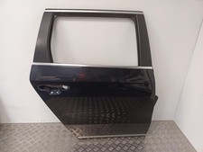 VW Passat B7 Estate 10-16 O/S Drivers Right Rear Bare Black Door 504663