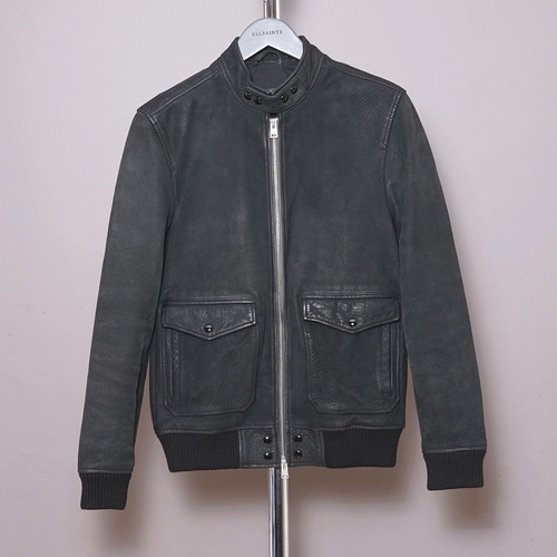 All saints leather jacket mens - jacket,