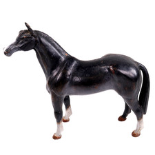 Antique horse folk art - art, carved